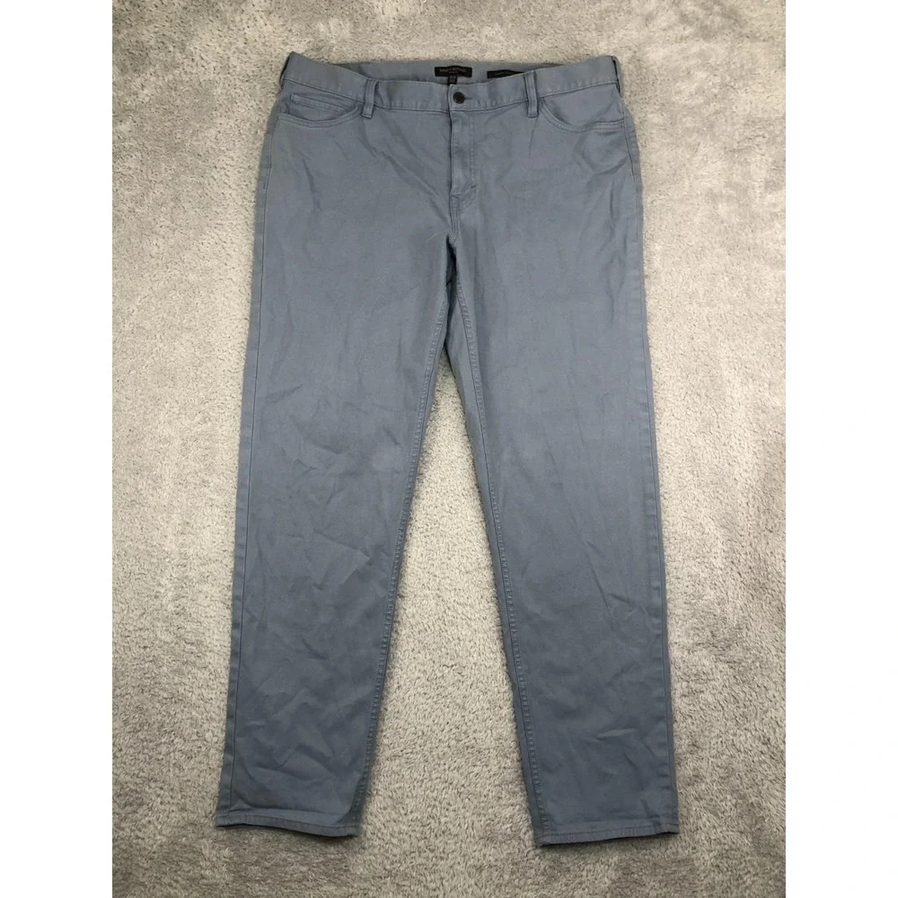 Banana Republic Jeans Mens 40x32 (Tag 40x34) Blue Traveler Athletic Tapered Fit